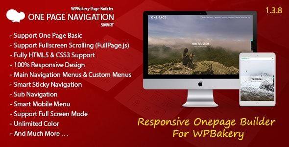 Smart One Page Navigation Addon For WPBakery Page Builder
