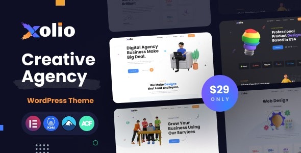 Xolio- Creative Agency - Portfolio WordPress Theme