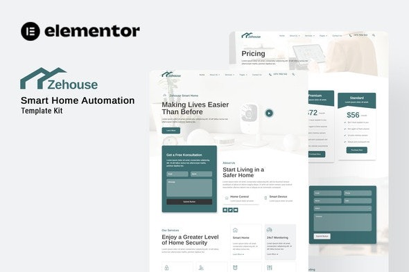 Zehouse - Smarthome Automation Elementor Template Kit