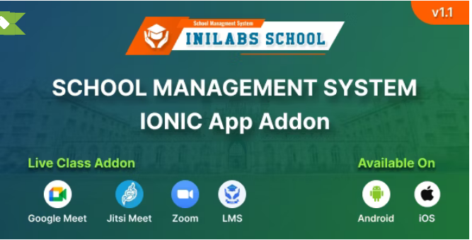 iNiLabs School Android App Ionic Mobile Application