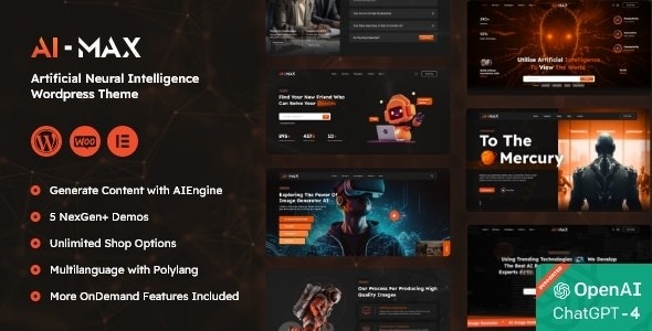 AI MAX - Artificial Neural Network AI WordPress Theme