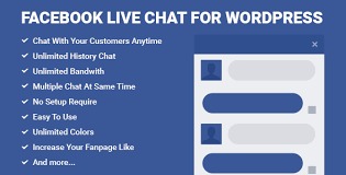 Facebook Live Chat for WordPress