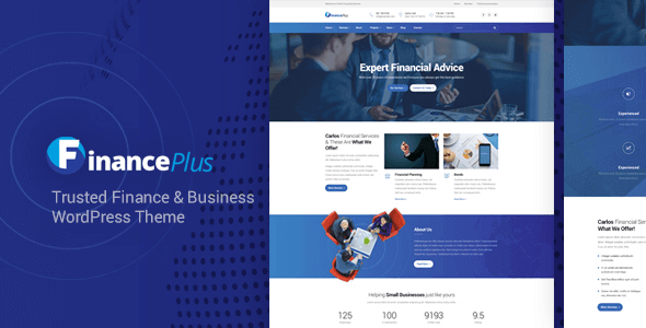 FinancePlus Consulting Business WordPress Theme