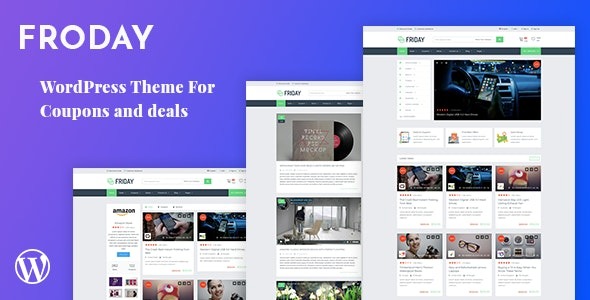 Froday - Coupons and Deals WordPress Theme