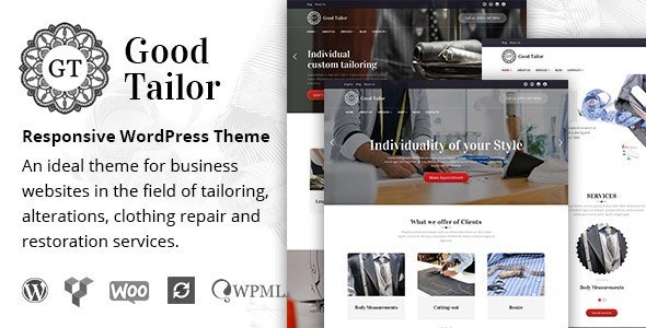 Good Tailor - Fashion - Tailoring Services WordPress Theme