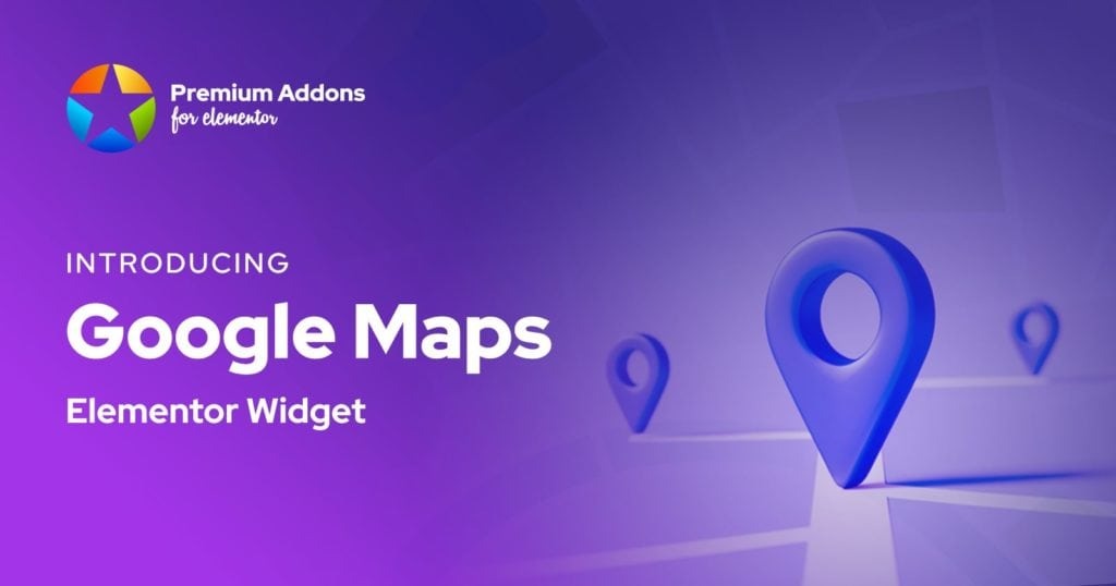 Google Maps addon widget for Elementor