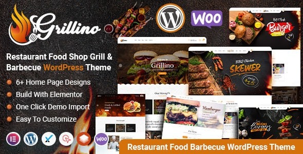 Grillino Grill - Restaurant WordPress Theme