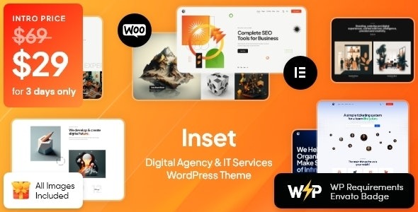 InsetDigital Agency - IT Services WordPress Theme