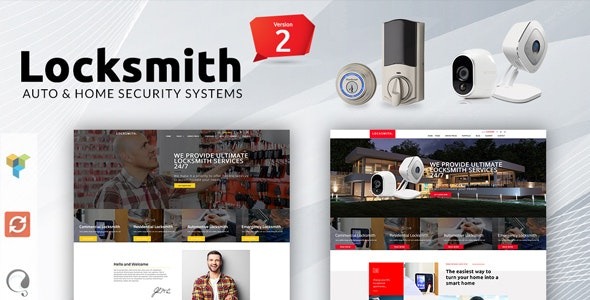 Locksmith - Security Systems WordPress Theme