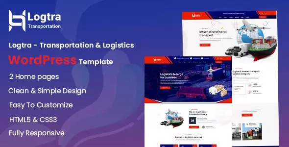 Logtra Transportation - Logistics WordPress Theme