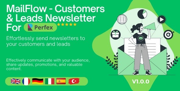 MailFlow Customers - Leads Newsletter For Perfex CRM