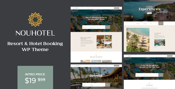 NouHotel - Resort - Hotel Booking WordPress Theme