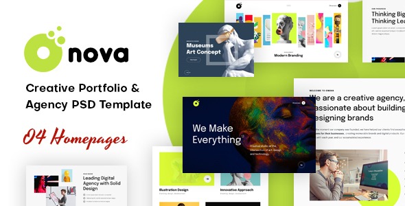 Onovo - Creative Portfolio Agency WordPress Theme