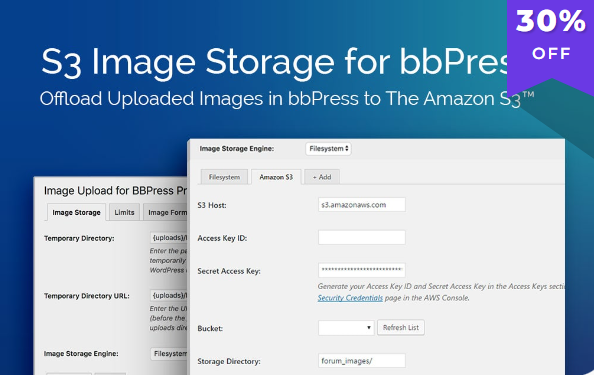 S3 Image Storage for bbPress