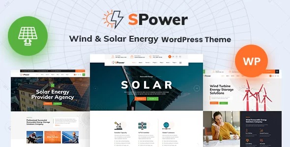 SPower - Wind - Solar Energy WordPress Theme