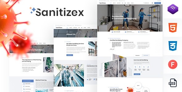 Sanitizex - Sanitizing Services WordPress Theme