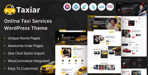 Taxiar Online Taxi Service WordPress Theme