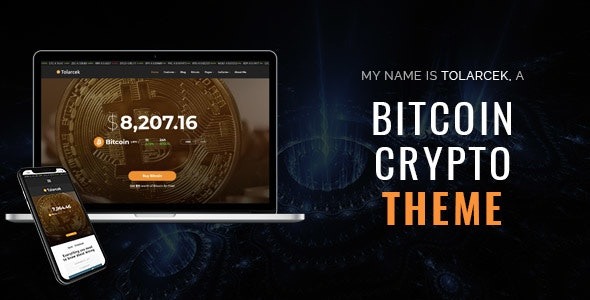Tolarcek - A Bitcoin - CryptoCurrency WordPress Blog Theme