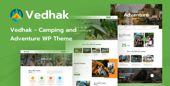 Vedhak Camping and Adventure WordPress Theme