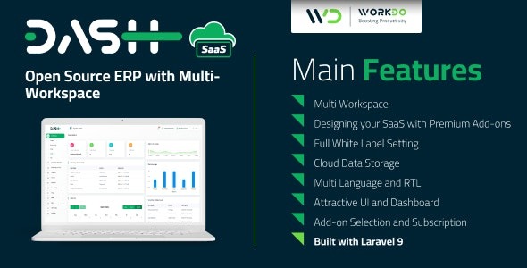 WorkDo Dash SaaS Open Source ERP with Multi-Workspace