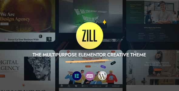 ZILL Multipurpose Elementor Creative Theme