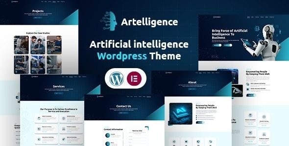 Artelligence AI & Robotics WordPress Theme