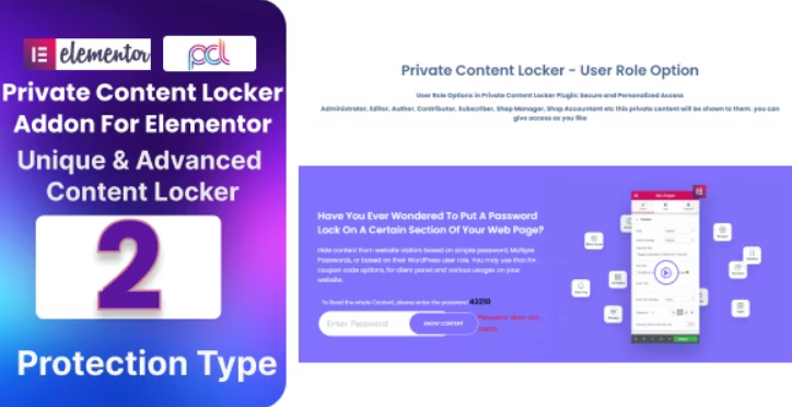 BWD Private Content Locker For Elementor