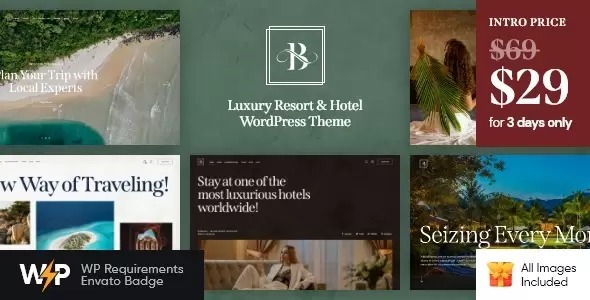 Belicia - Luxury Resort - Hotel WordPress Theme