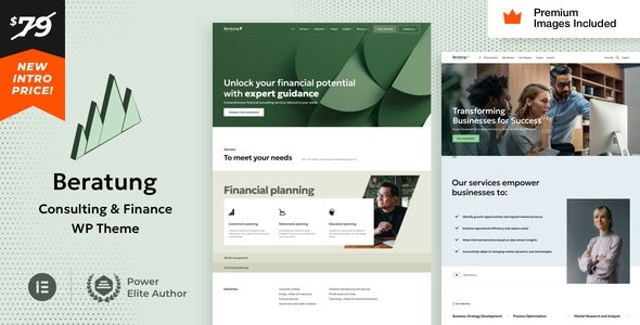 Beratung Consulting - Finance WordPress Theme