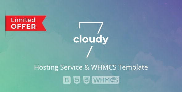 Cloudy Hosting Service - WHMCS Template