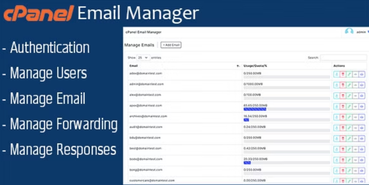 Cpanel Email Manager