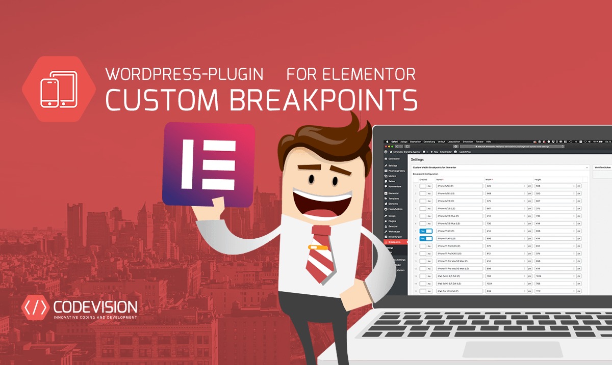 Custom Mobile Breakpoints Pro for Elementor