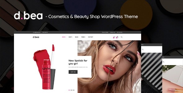 DBea Cosmetics - Beauty Shop WordPress Theme