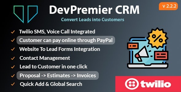 DevPremier CRM Convert Leads into Customers