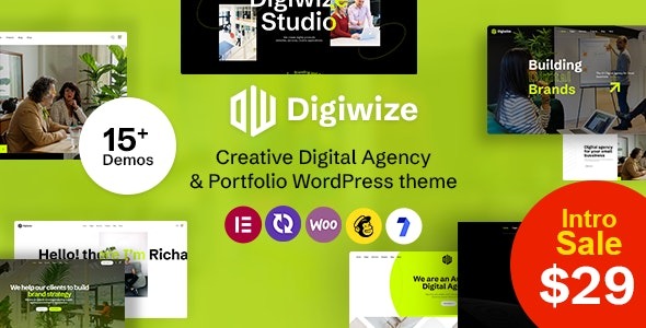 Digiwize Digital Agency - Creative Portfolio WordPress Theme