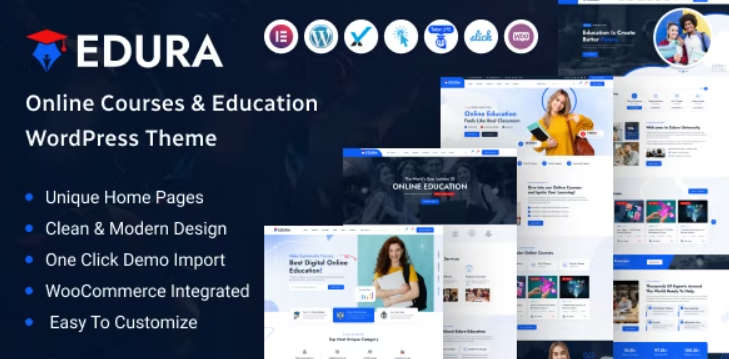 Edura Online Courses - Education WordPress Theme