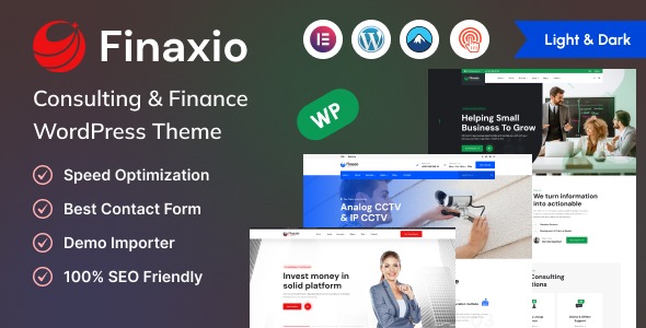 Finaxio - Consulting - Finance WordPress Theme