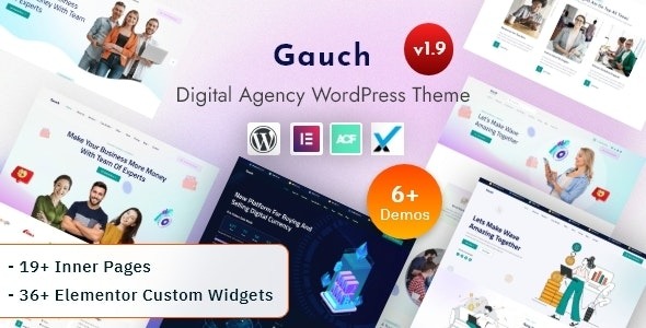 Gauch IT Services Company - Digital Business Agency WordPress Theme