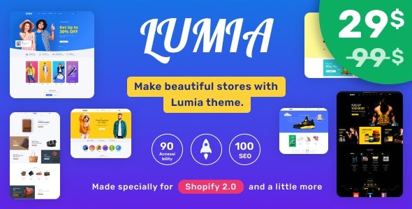 Lumia Multipurpose Shopify Theme OS - Multilanguage - RTL Support