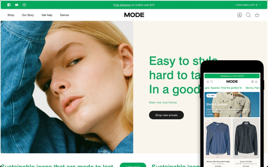 Mode Shopify Premium Theme