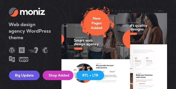 Moniz Web Design Agency WordPress Theme
