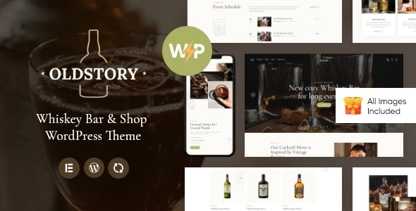 OldStory Whisky Bar | Pub | Restaurant WordPress Theme