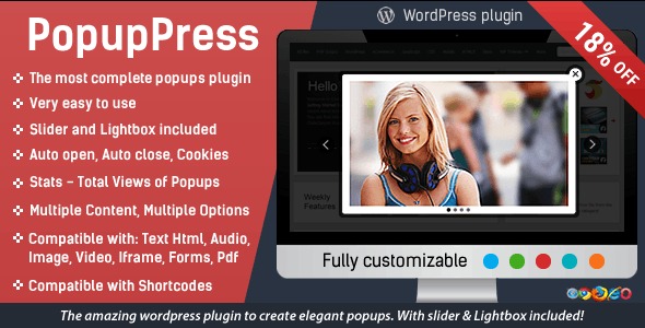 Popup Plugin for WordPress - Popup Press - Popups Slider - Lightbox