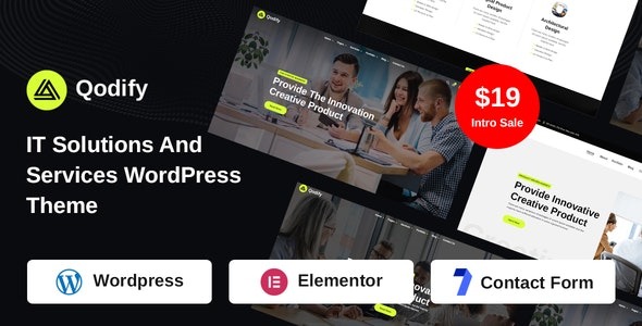 Qodify IT Solutions And Services WordPress Theme