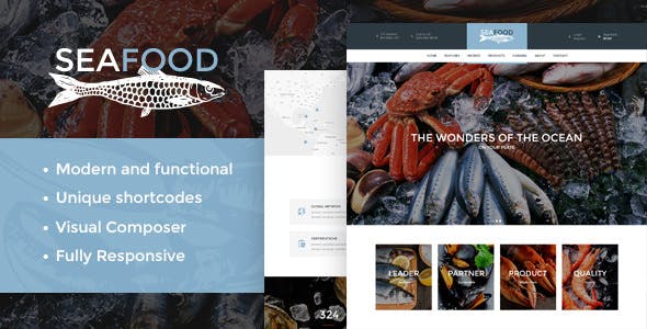 Seafood Company & Restaurant WordPress Theme