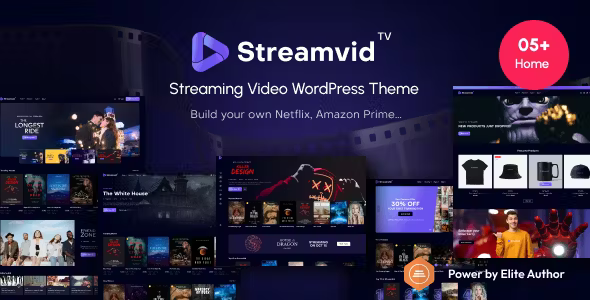 StreamVid Streaming Video WordPress Theme
