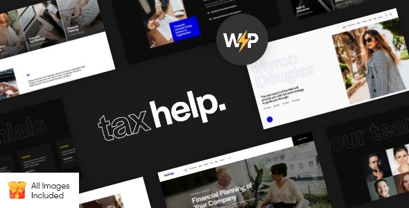 Tax Help Finance - Business Accounting Adviser WordPress Theme