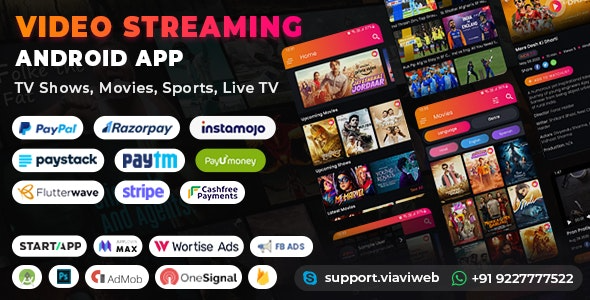 Video Streaming Android App (TV Shows