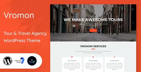 Vromon - Tour - Travel Agency WordPress Theme