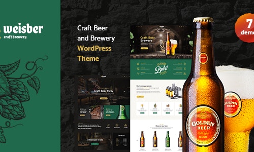 Weisber - Craft Beer - Brewery WordPress Theme